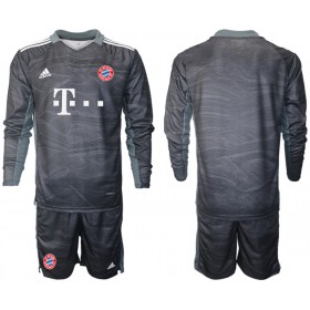 Jalkapallo Pelipaidat FC Bayern München Maalivahti Lasten Vieraspaita 2021-2022 Pitkähihainen
